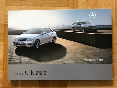 Esite Mercedes C-sarja W204/S204, 2007. Myös C 63 AMG