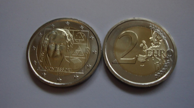 2 euro Italia 2020 Maria Montessori UNC