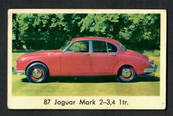 Keräilykuva - Auto - 87 Jaguar Mark 2-3,4 ltr.