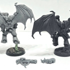 WH40K - 4kpl Winged Possessed Chaos Space Marines [K107] - pikkukuva 5