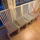 Ikea NORRNÄS tuoli (valkoinen) (2 kpl) - pikkukuva 1