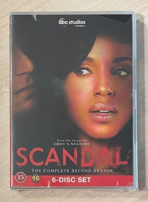 Scandal: Kausi 2 (6DVD) poliittinen draamasarja (UUSI)