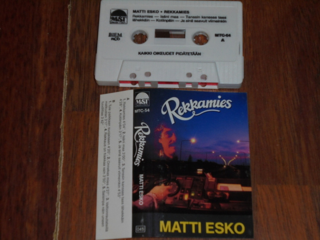 C-kasetti - MATTI ESKO - Rekkamies - 1987 MINT-