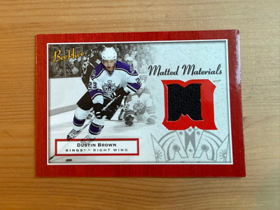 2005-06 Beehive Matted Materials #MMDB Dustin Brown