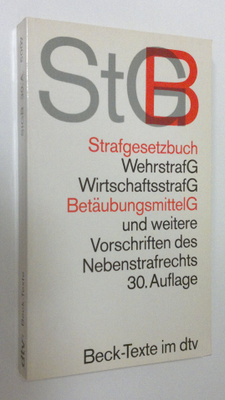 Strafgesetzbuch : mit Einfuhrungsgesetz, Wehrstrafgesetz,...