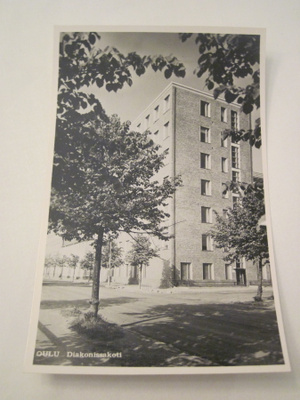 VANHA Postikortti Oulu 1950-l Alkup.Mallikappale