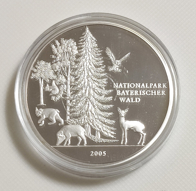 Saksa 2005 Baijerin kansallispuisto, hopeoitu muistomitali