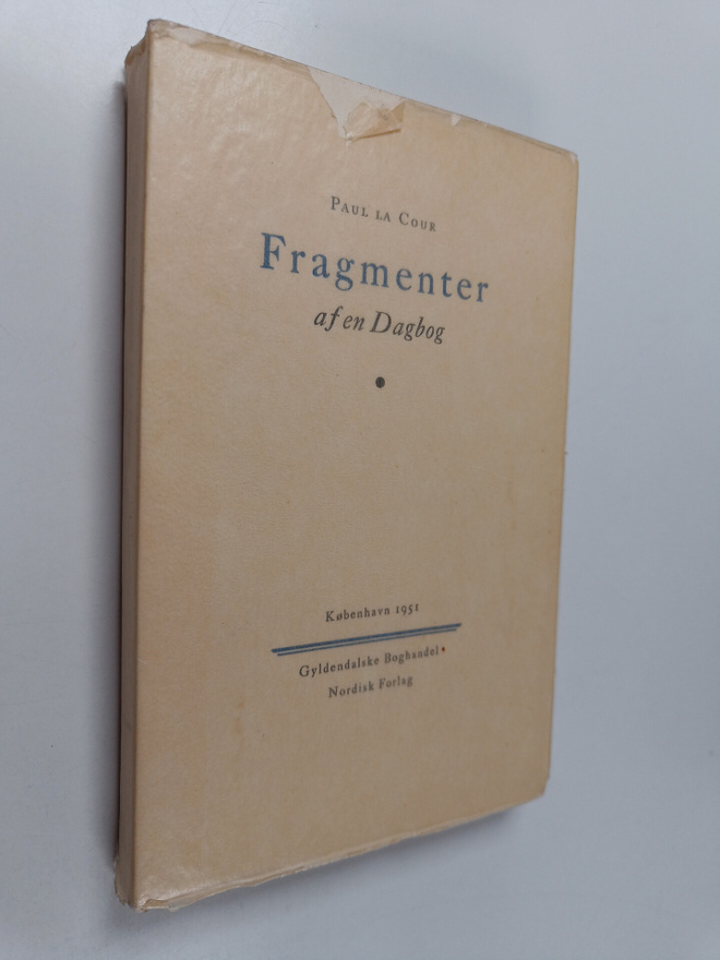 Paul la Cour : Fragmenter af en dagbog