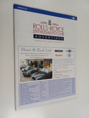 Rolls-Royce enthusiasts' club advertiser for Rolls-Royce ...