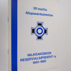 Esko Hakanen : Valkeakosken reservialiupseerit ry. 1951-1981 - pikkukuva 1