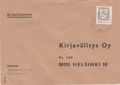 Postileima, ALAVIESKA