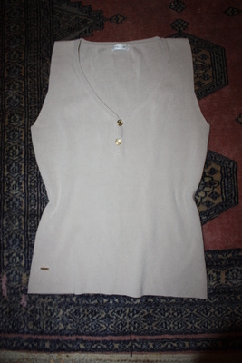 SAND toppi koko M hiekka beige ohutta neulosta