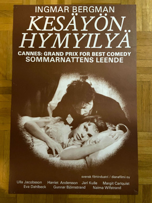 Vanha elokuvajuliste: Kesäyön hymyilyä