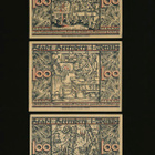 Saksa Notgeld 3 x 100 Pfennig, Sternberg 1922 - pikkukuva 1
