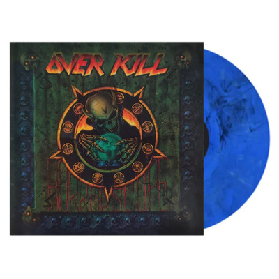 OVER KILL : Horrorscope - LP, LTD, Blue Marble Vinyl, uusi