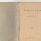 M. Mr. Donnel-Bodkin: Näkymätön Käsi, Isak Julin 1908. 31 s. - pikkukuva 2