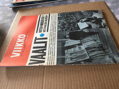 VIIKKOSANOMAT LEHTI 11/1966 HYVÄ