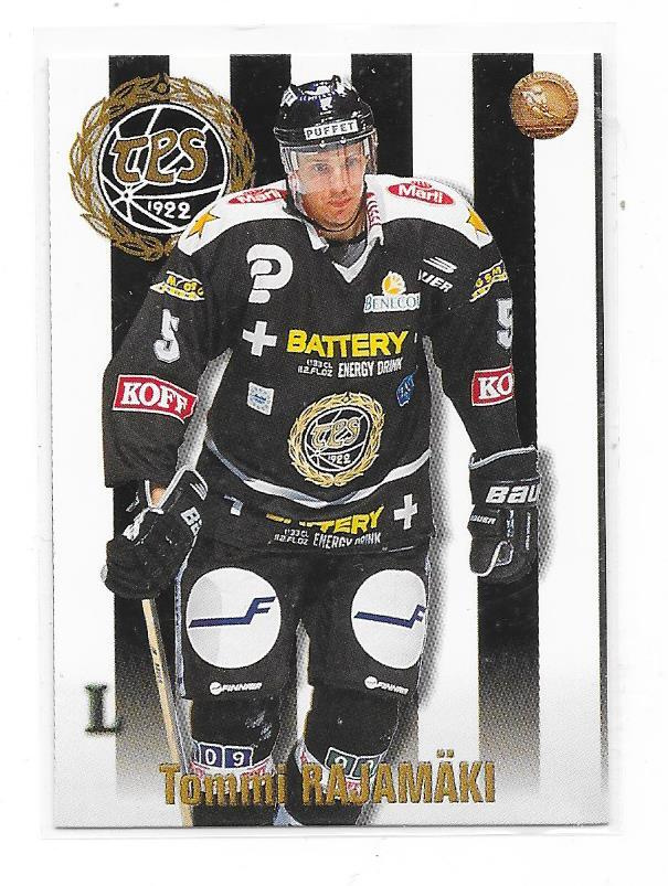 1998-99 Cardset #234 Tommi Rajamäki  TPS