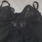 Musta pitsi Bodysuit / Bodystocking / Body - koko S / 34 - pikkukuva 2