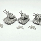 Epic 40K - 3kpl Imperial Guard Hydra Tank [S29] - pikkukuva 1