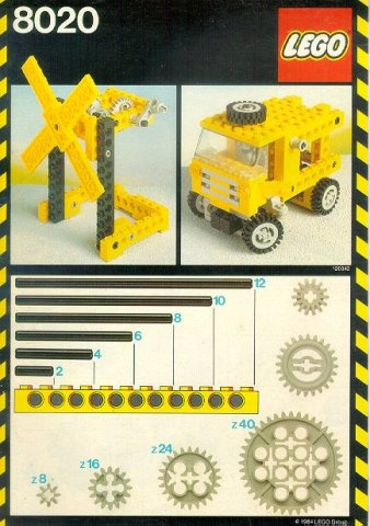Lego 8020 Universal Building Set  ( Technic ) 1984