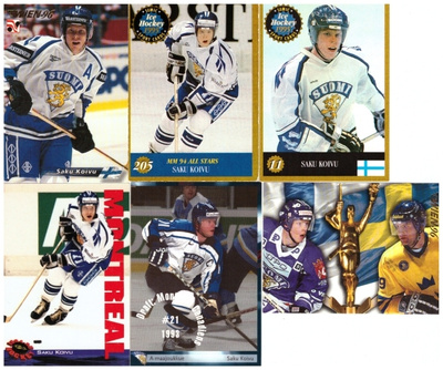 6 x SAKU KOIVU Team Finland