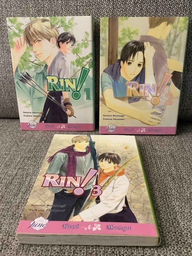 RIN! (0SAT 1 - 3) YAOI MANGA  ENGL.