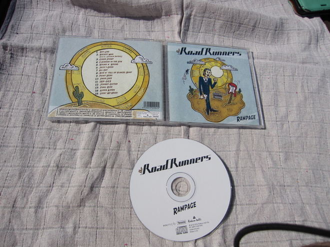 CD Album - The Road Runners - Rampage - ISOMUSTA 001