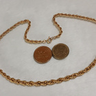 Gold double cordell-ketju kaulakoru - pikkukuva 5