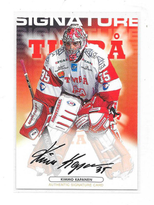 2003-04 SHL Signatures # Kimmo Kapanen Timrå IK ex Ässät