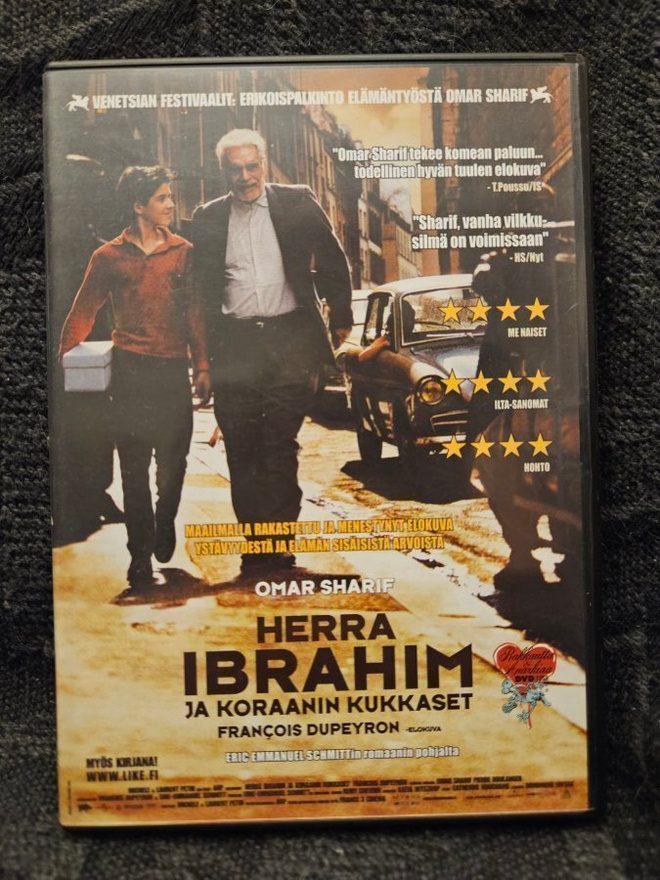 Herra Ibrahim ja Koraanin kukkaset (DVD) Omar Sharif