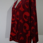MARIMEKKO MIKA PIIRAINEN KAJAVA VELOUR JAKKU KOKO M - pikkukuva 2