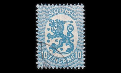 98 o M-17 10p sininen (1921)