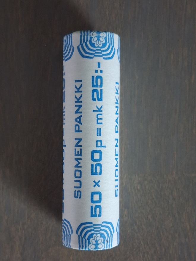 Rahapajan rulla 50 penniä 1982
