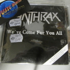 ANTHRAX - WEVE COME FOR YOU ALL PROMO CD SINGLE SLEEVE - pikkukuva 1