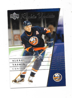 2002-03 UD Rookie Update #61 Alexei Yashin New York Islander