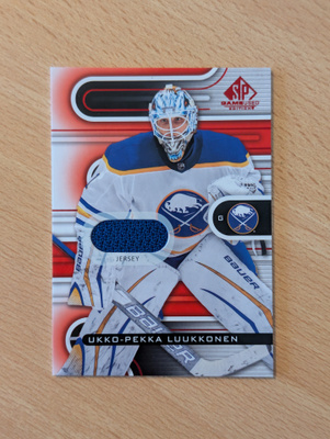 2022-23 SP Game Used Ukko-Pekka Luukkonen Jersey