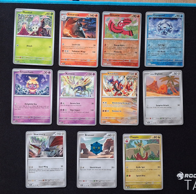 Pokemon kortit 11kpl (#120 Surging Sparks)