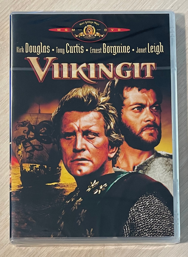 Richard Fleischer: VIIKINGIT (1958) Kirk Douglas (UUSI)