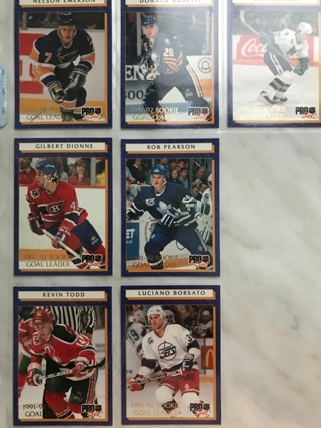 1992-93 ProSet Rookie Goal Leader kortteja alkaen 1.50e/kpl