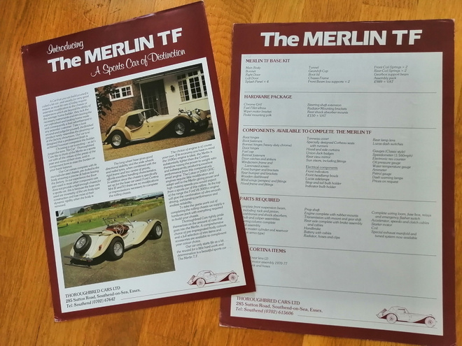 1998 Merlin TF (MG TF) esite - KUIN UUSI