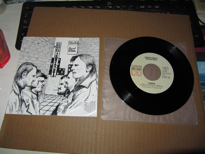 Johan Lewis & Korjaa Bois 7"  Hardis/Kyynel Peitolla,PS 1975