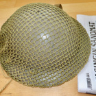 VANHA Kypärä Iso-Britannia Brodie 1943 + Maastoverkkopäällys - pikkukuva 1