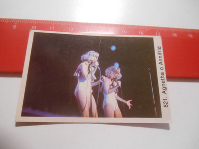K11. Nya Popbilder purkkakuva # 821 Agnetha Annifrid ABBA