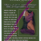 1997 Hot Shots Galaxy of Sex Superstars #22 Sandra Scream - pikkukuva 3