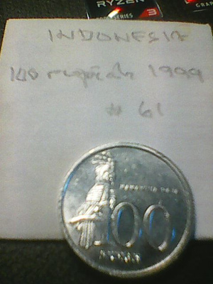 Indonesia 100 rupiah 1999, km#61
