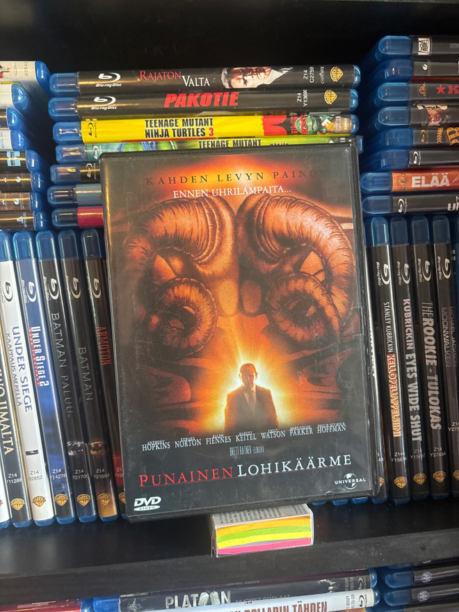 Punainen lohikäärme (2003) suomijulkaisu