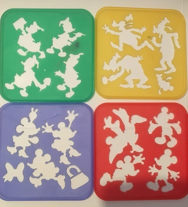TUPPERWARE Piirrustuslevy Disney Aku, Minni tai Hessu