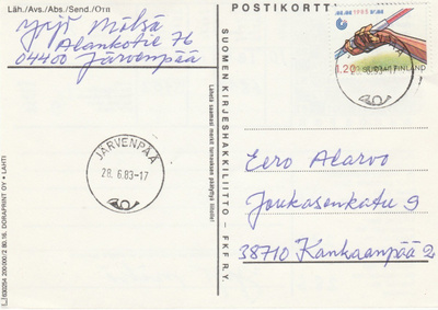 Postileima, JÄRVENPÄÄ