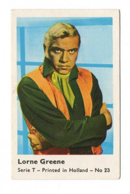Purkkakuva Serie T n:o 23 LORNE GREENE